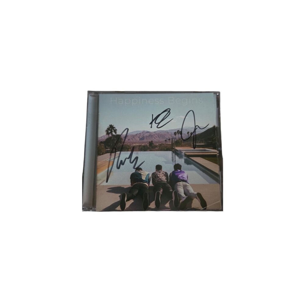 Jonas Brothers happiness begins signed cd